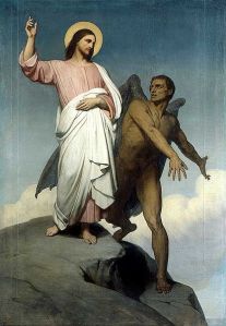 Temptation of Christ by Ari Scheffer